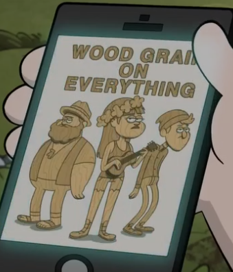 Wood Grain On Everything Gravity Falls.png